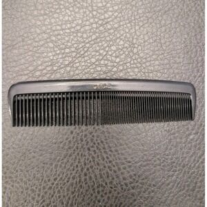 Vintage Genuine Ace Pocket Comb 5" Black Unbreakable Retro